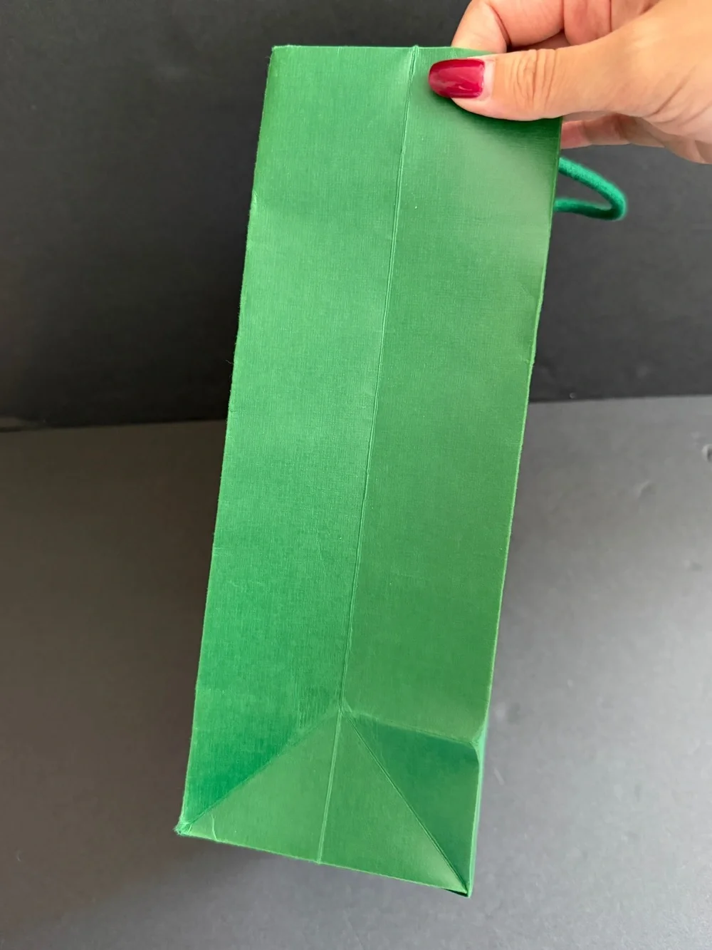 ROLEX Green Luxury Gift Bag with Gold Crown Logo